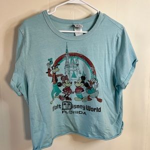 Walt Disney World crop top shirt